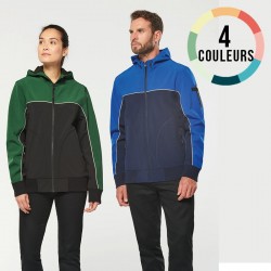 VESTE SOFTSHELL 3 COUCHES MIXTE