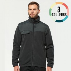 VESTE POLAIRE MANCHES AMOVIBLES HOMME