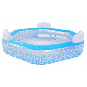 PISCINE HEXAGONALE 223 X 188 X 211 CM