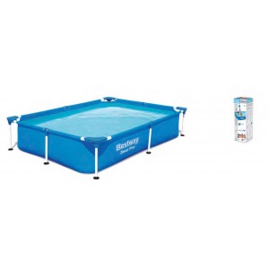 PISCINE TUBULAIRE 221 X 150 X 43 CM