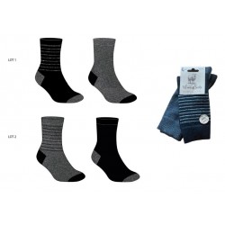 CHAUSSETTES CHAUDES FEMME - LOT DE 2 PAIRES