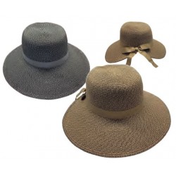 CHAPEAU FEMME PAILLE PAPIER 57 CM AJUSTABLE