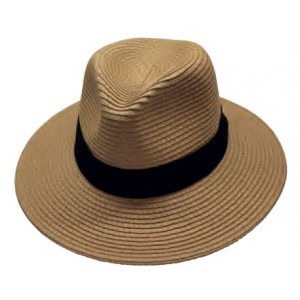 CHAPEAU HOMME PAILLE PAPIER BORD BAISSE