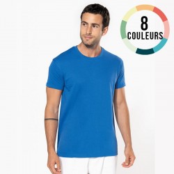 T-SHIRT HOMME COL ROND COTON BIO