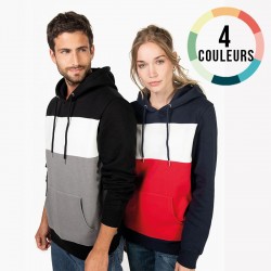 SWEAT-SHIRT TRICOLORE ADULTE