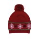 BONNET POMPON MOTIFS NOEL