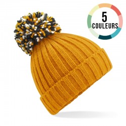 BONNET POMPON FEMME