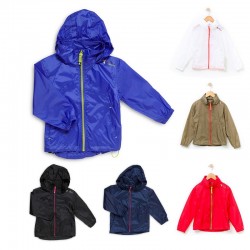 VESTE DE PLUIE COUPE VENT FILLE 3/8 ANS