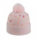 BONNET POMPON ENFANT DOUBLE