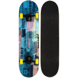 SKATEBOARD - NEON CHEVRON