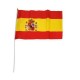 DRAPEAU ESPAGNE 30 X 45 CM AVEC BAGUETTE
