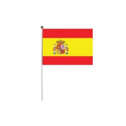 LOT DE 12 DRAPEAUX ESPAGNE 14 X 21 CM