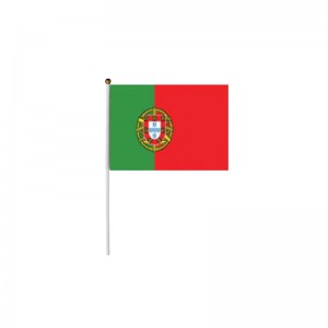 LOT DE 12 DRAPEAUX PORTUGAL 14 X 21 CM