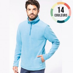 VESTE POLAIRE HOMME COL ZIP