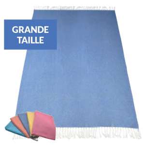 FOUTA DE PLAGE COTON XL