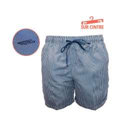 SHORT DE BAIN HOMME RAYE