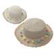 CHAPEAU EN PAILLE PAPIER FILLE T52/54
