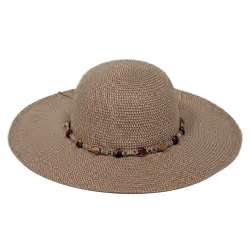 CHAPEAU PAILLE PAPIER FEMME