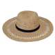 CHAPEAU PAILLE RAFFIA FEMME T57