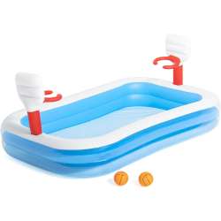 PISCINE GONFLABLE BASKETBALL  251 X 168 X 102 CM