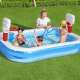 PISCINE GONFLABLE BASKETBALL  251 X 168 X 102 CM