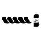 SOQUETTES HOMME 40/46 LOT DE 5 PAIRES NOIR