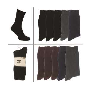 CHAUSSETTES HOMME LOT DE 5 PAIRES UNI