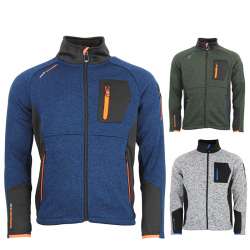 BLOUSON POLAIRE BI-MATIERE HOMME