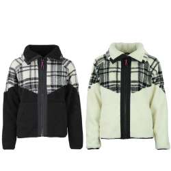 BLOUSON POLAIRE SHERPA FEMME
