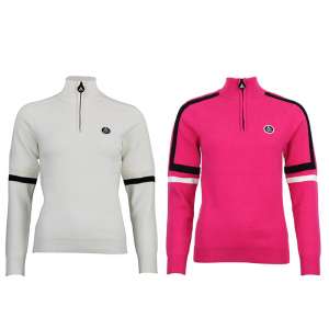 PULL COL ROULÉ DEMI-ZIP FEMME
