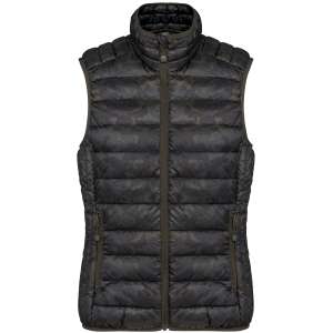 DOUDOUNE LEGERE SANS MANCHES CAMO FEMME