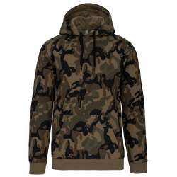 SWEAT-SHIRT CAPUCHE CAMO HOMME