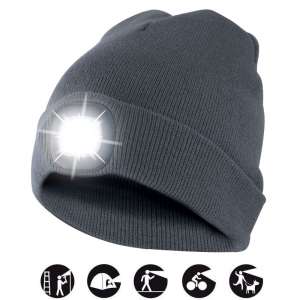 BONNET AVEC LED FRONTALE RECHARGEABLE