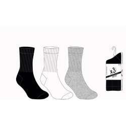 CHAUSSETTES TENNIS HOMME X 3 PAIRES