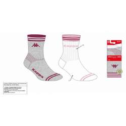 CHAUSSETTES TENNIS ASSORTIMENT KAPPA FEMME LOT 2 PAIRES