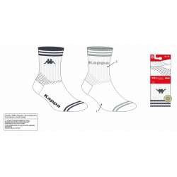 CHAUSSETTES TENNIS ASSORTIMENT KAPPA FEMME LOT 2 PAIRES