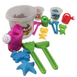 SEAU GARNI TRANSPARENT REQUIN 17 CM