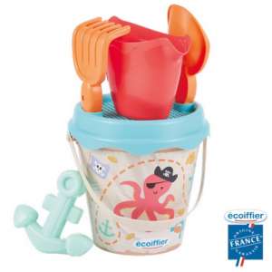 SEAU GARNI POULPE PIRATE 17 CM