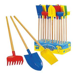 PELLE ET RATEAU MANCHE EN BOIS 72 CM