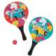 RAQUETTES DE PLAGE BOIS FLUO 8 MM