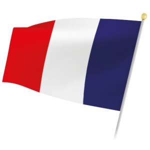 DRAPEAU FRANCE 30 X 45 CM