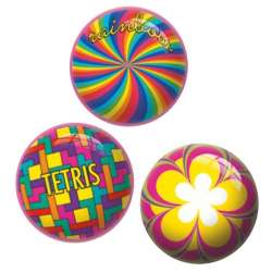 MINI BALLE FANTAISIE FLUO 14 CM