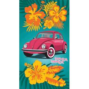 SERVIETTE DE PLAGE VELOURS 100 X 175 CM