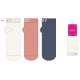 SOCQUETTES 2/3 ASS COUL ROXY FEMME LOT 3 PAIRES