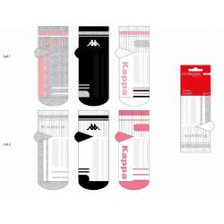 SOCQUETTES 2/3 KAPPA FEMME LOT 3 PAIRES