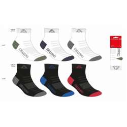 SOCQUETTES 2/3 ASSORTIMENT KAPPA HOMME LOT 3 PAIRES