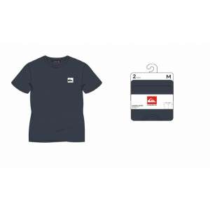 T-SHIRT COL ROND MARINE QUIKSILVER HOMME LOT DE 2