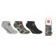 SOCQUETTES MOTIFS QUIKSILVER HOMME LOT 3 PAIRES