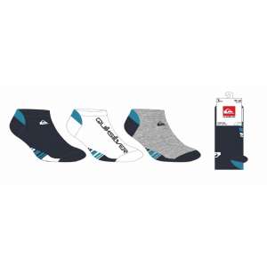 SOCQUETTES MOTIFS QUIKSILVER HOMME LOT 3 PAIRES