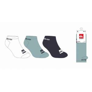 SOCQUETTES UNIES QUIKSILVER HOMME LOT 3 PAIRES